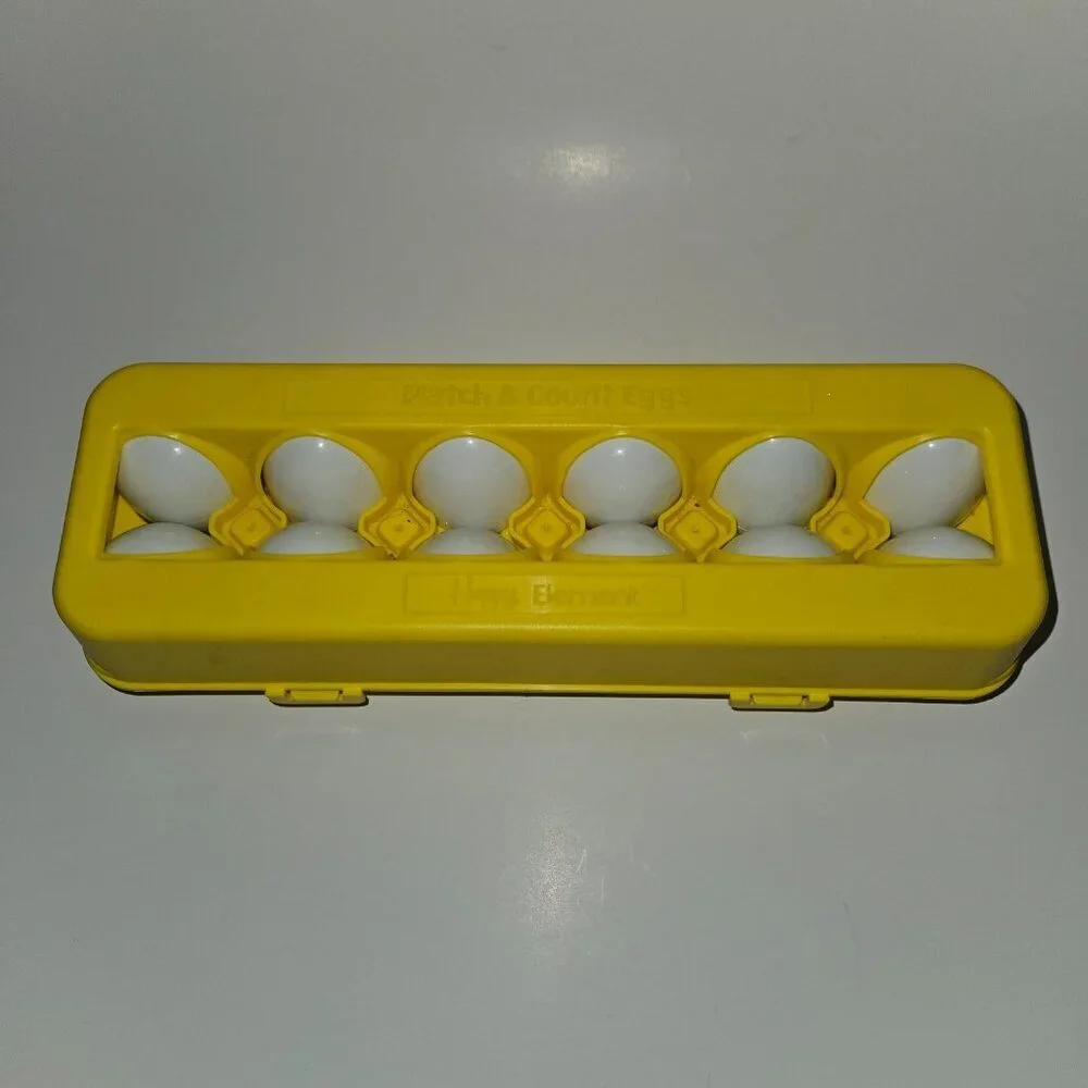 Watch & Count Eggs Happy Element Color Number Matching Toddler Toy Play Food